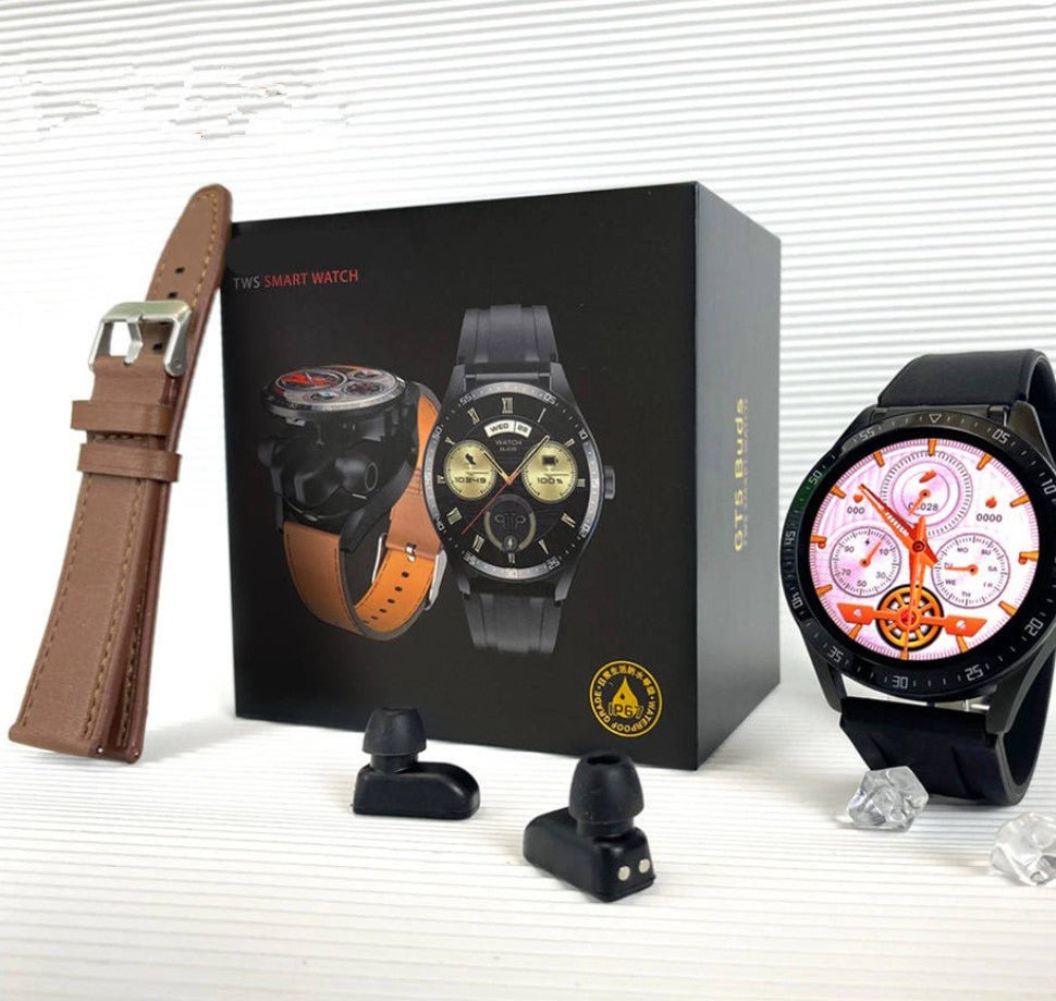 2 In 1 HI - FI Wireless Earphones Men Smart Watch - Zambeel