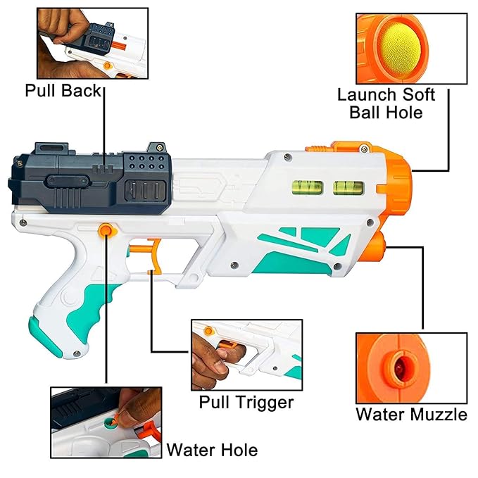 2 - in - 1 Magic Gun for Kids - Zambeel