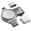 2 In 1 Magnetic Watch Wireless Charger Interface For Apple Watch IWatch Fast Charging Portable Type - C USB - Zambeel