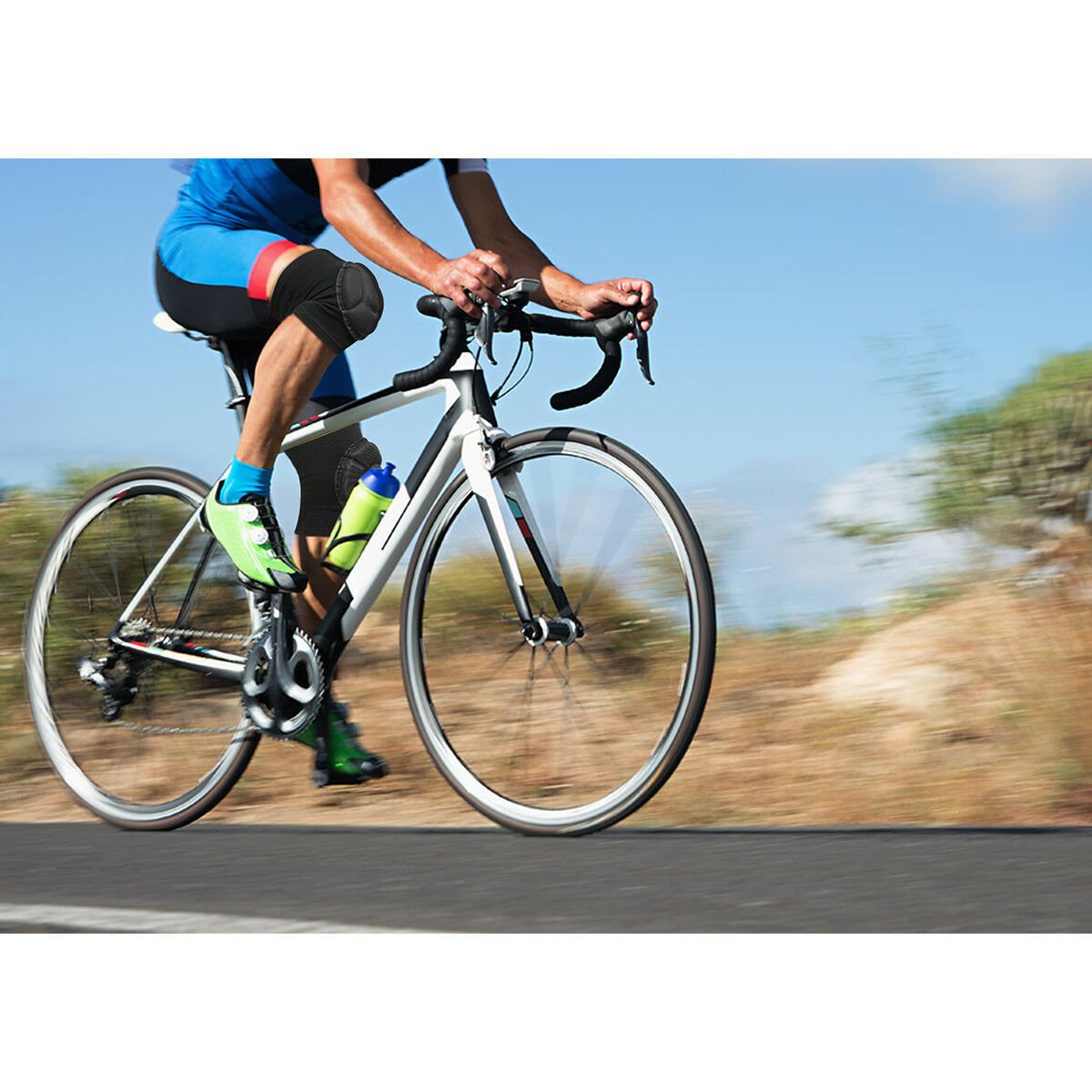 2 x Professional Knee Pads Leg Protector For Sport Work Flooring Construction - Zambeel