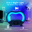 2024 New 6 In 1 Smart Remote Control Bluetooth - compatible Ambience Intelligent LED Table Lamp Multi - function Wireless Charger Night Light Bluetooth - compatible Speaker - Zambeel