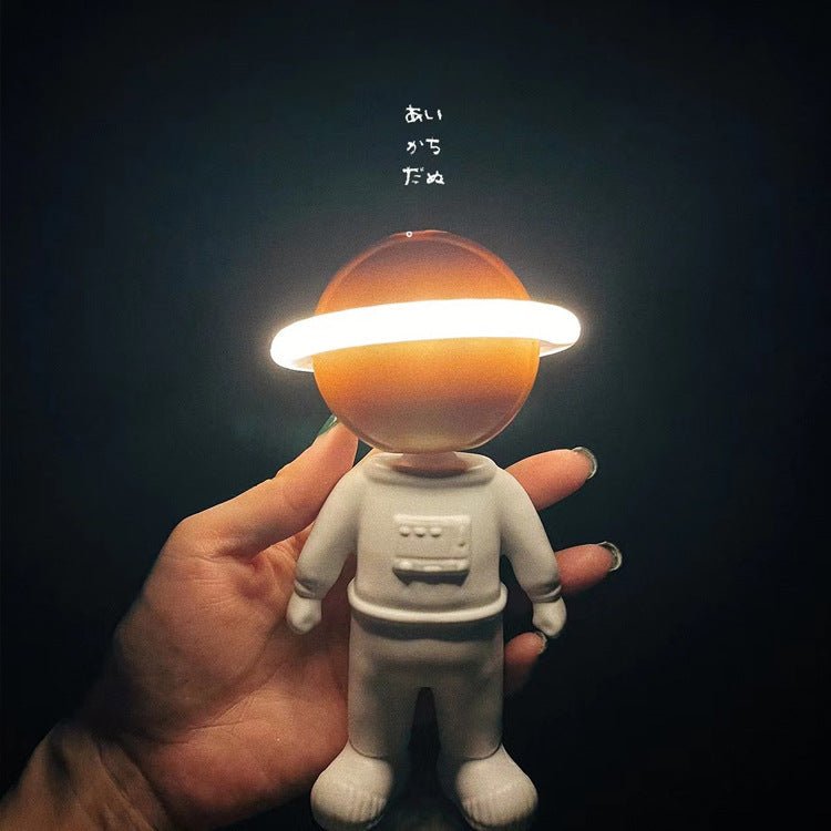2024 New Astronaut Star Projector Lamp Ins Touch Usb Charging Night Light Rotatable Bedside Atmosphere Lights Lamp Bedroom Decor - Zambeel