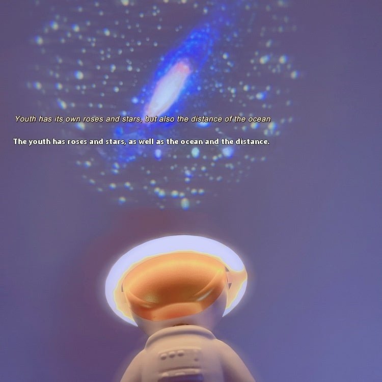2024 New Astronaut Star Projector Lamp Ins Touch Usb Charging Night Light Rotatable Bedside Atmosphere Lights Lamp Bedroom Decor - Zambeel