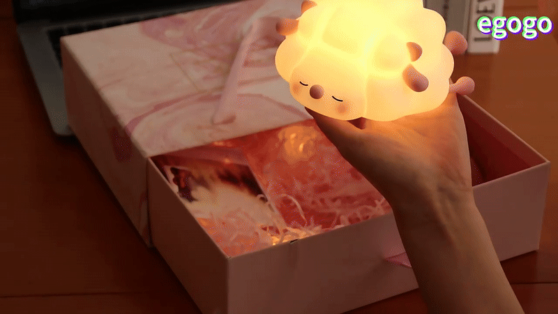 Xiaomian - ضوء سيليكون الأغنام