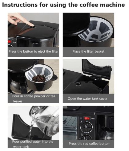 3 in 1 Breakfast Machine - Zambeel