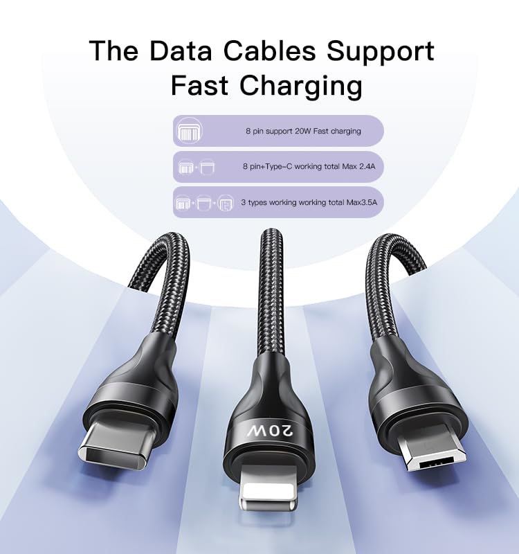 3 In 1 Data Cable - Zambeel