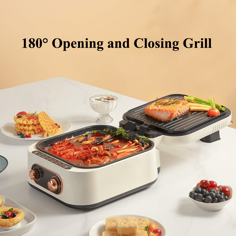 3 - in - 1 Hot Pot Grill (OE - 2180) © - Zambeel