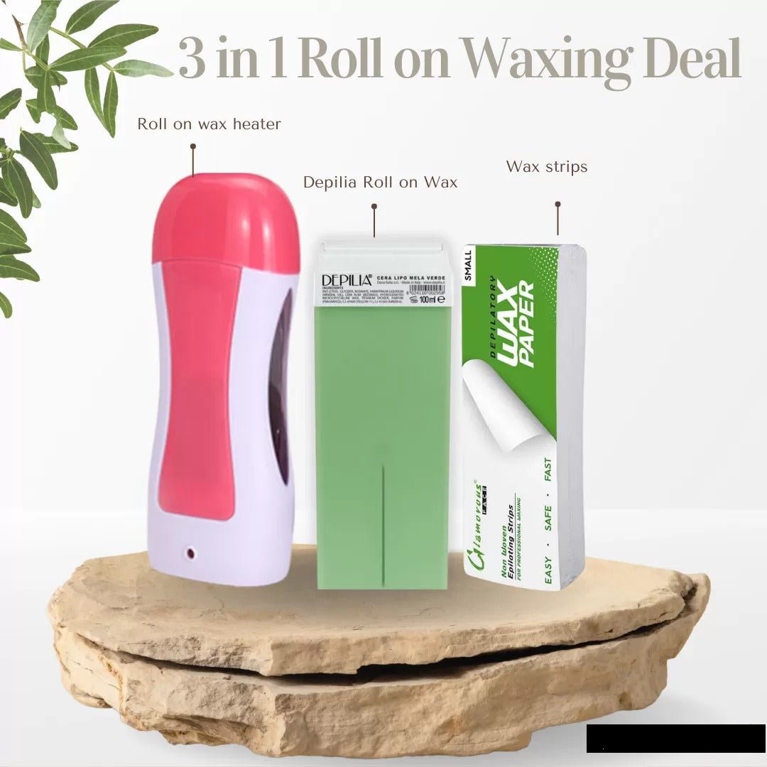 3 - in - 1 Roll - On Waxing Deal - Zambeel