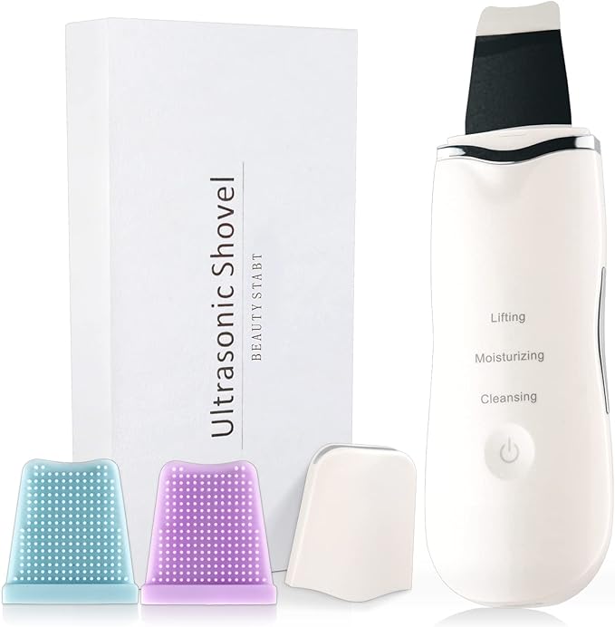 3 - in - 1 Ultrasonic Facial Skin Scrubber - Zambeel