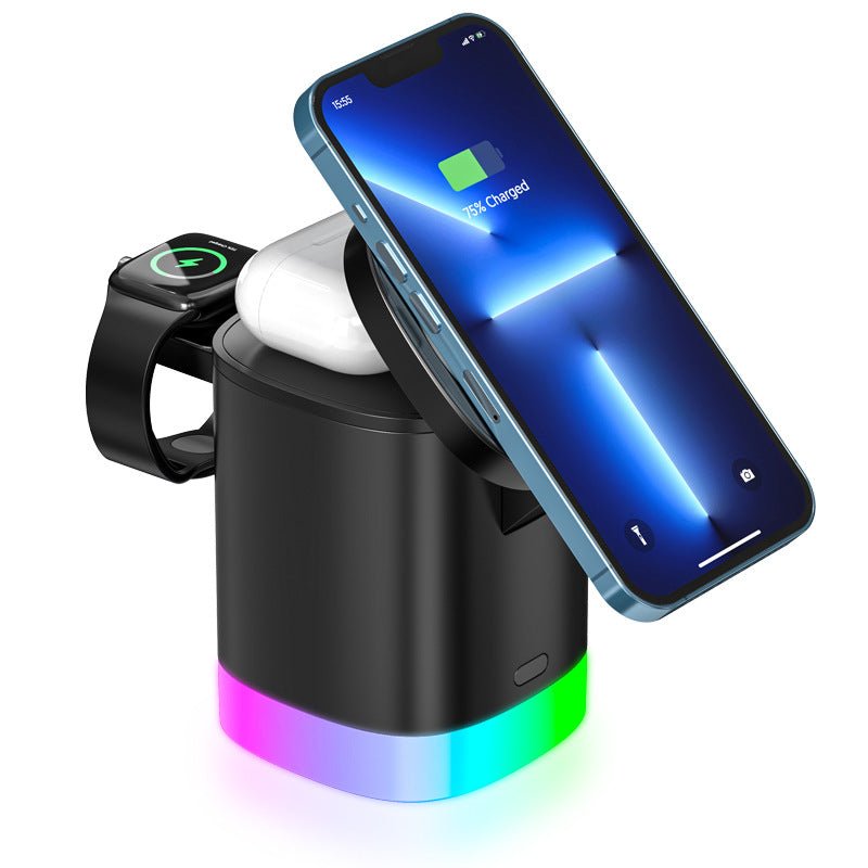 3 - in - 1 Wireless Charging Station (T15) © - Zambeel