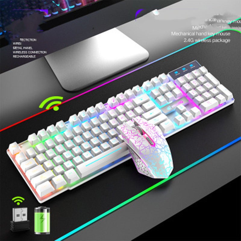3 Wireless Charging Keyboard And Mouse Set - Zambeel