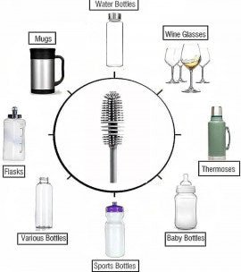 360° Flex Silicone Bottle Cleaner - Zambeel