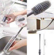 360° Flex Silicone Bottle Cleaner - Zambeel