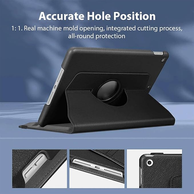 360° Rotating Leather iPad Case - Zambeel