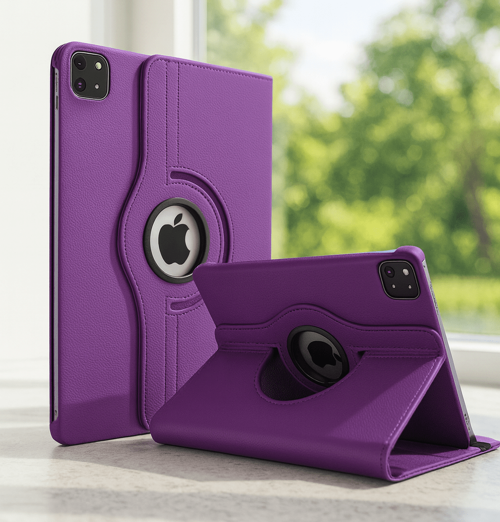 360° Rotating Leather iPad Case - Zambeel