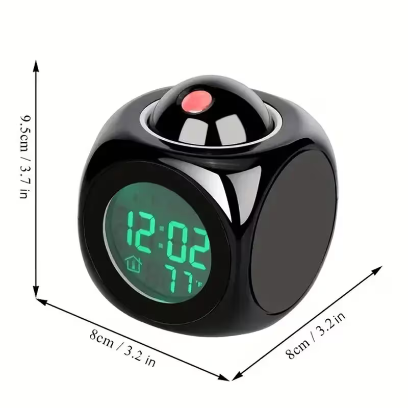 LCD Projection Alarm Clock