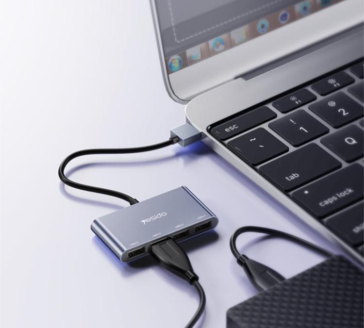 4 in 1 USB Multifunction Hub Adapter - Zambeel