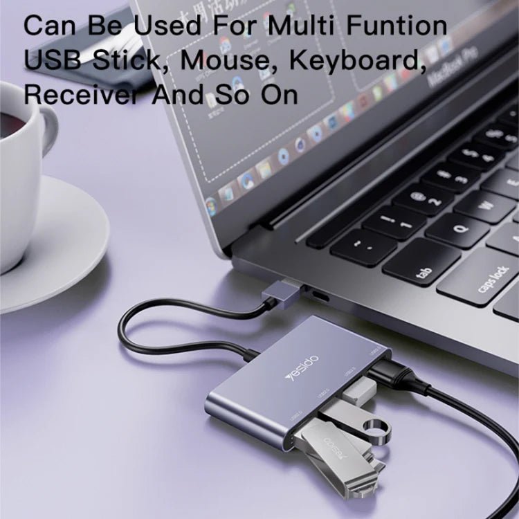4 in 1 USB Multifunction Hub Adapter - Zambeel