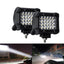 4 Row Of Light Beads Highlighting Strip Lights 72W Off - Road Vehicle Modification - Zambeel