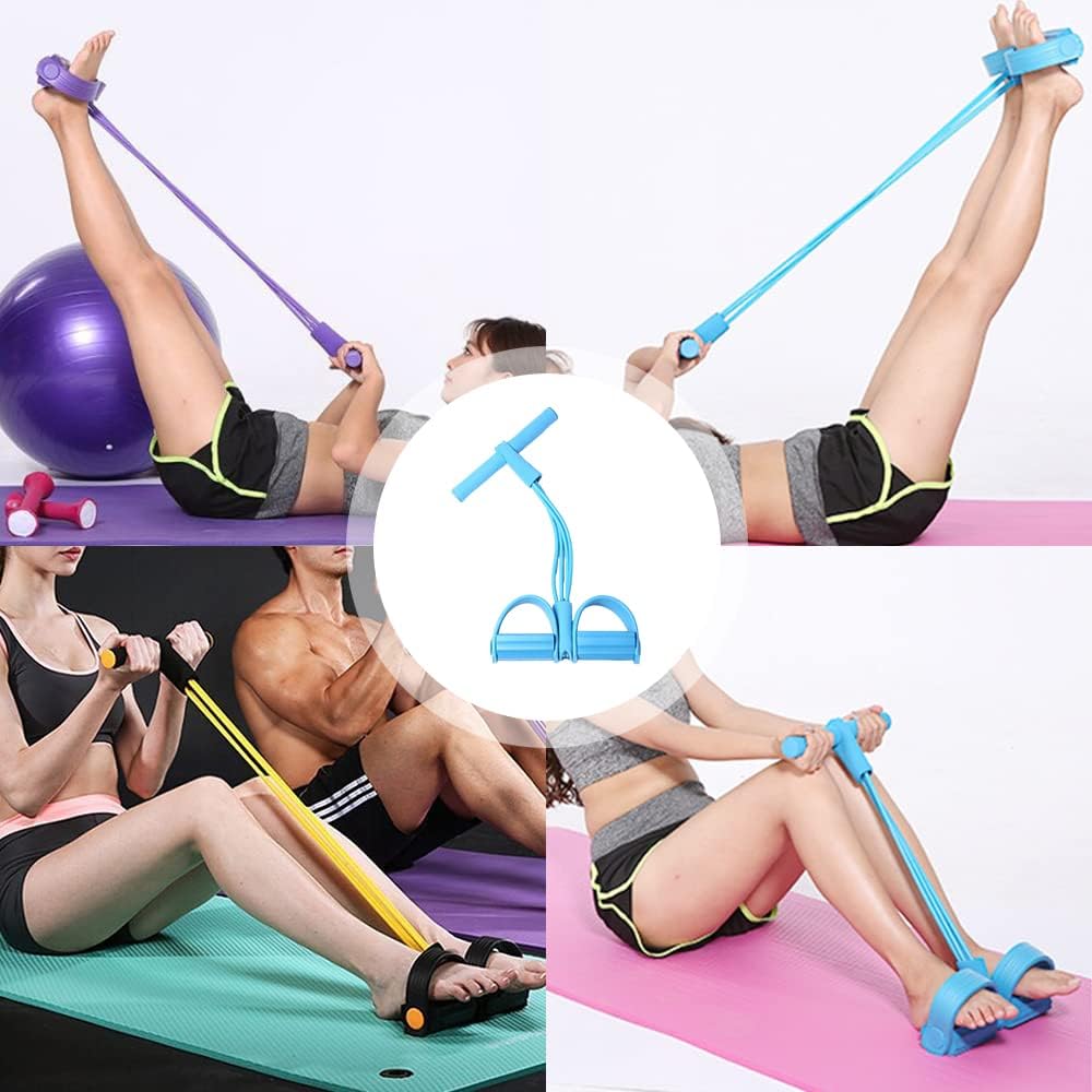 4 - Tube Pedal Resistance Band - Zambeel