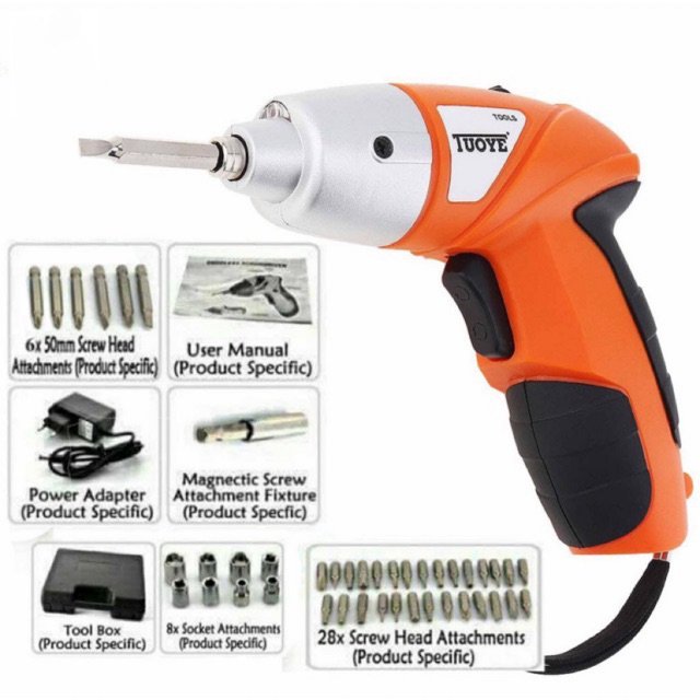 45pcs cordless screwdriver deals