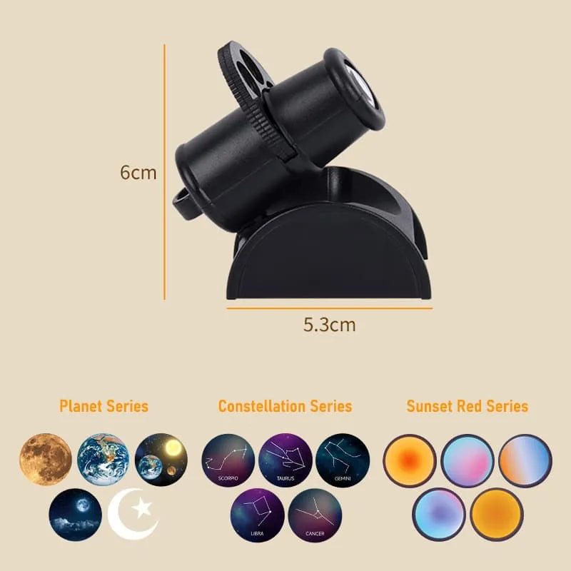 4K Ultra HD Projection Lamp with Film Slides - Zambeel