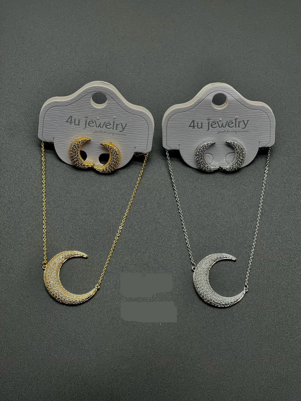 4u Jewelry - Cubic Zirconia Pendant & Earring Sets - Zambeel