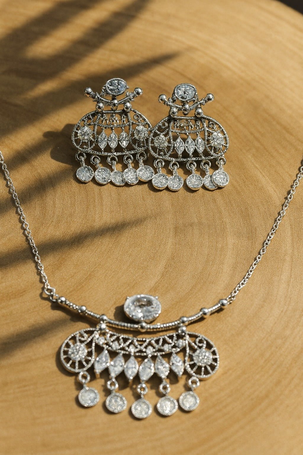 4u Jewelry - Cubic Zirconia Pendant & Earring Sets - Zambeel