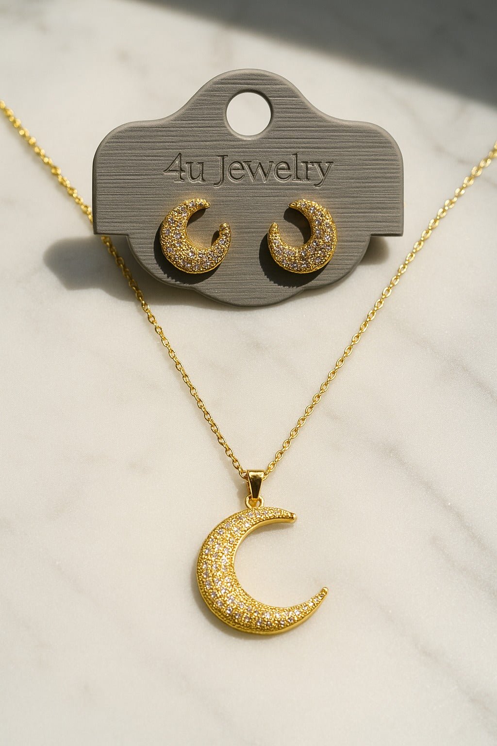 4u Jewelry - Cubic Zirconia Pendant & Earring Sets - Zambeel