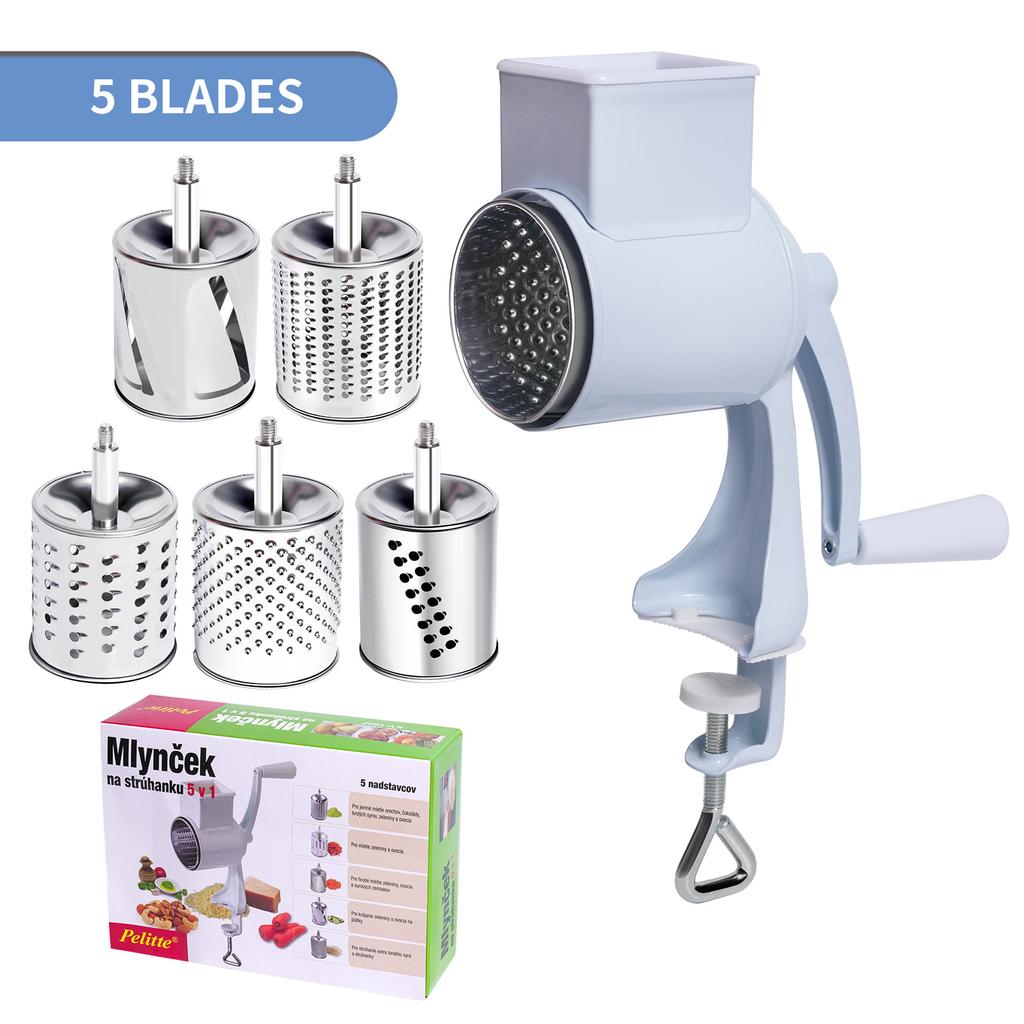 5 - in - 1 Manual Drum Grater - Zambeel