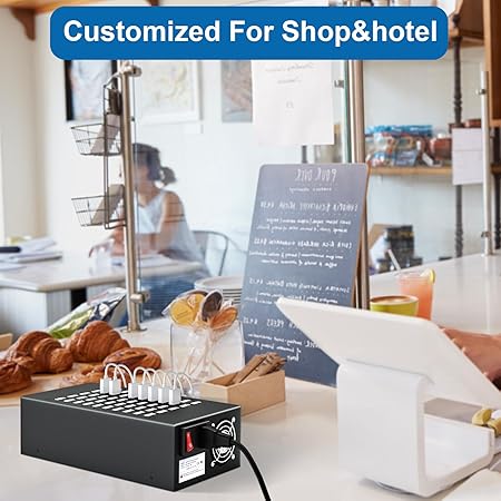 50 - Port 200 W USB Charging Station © - Zambeel