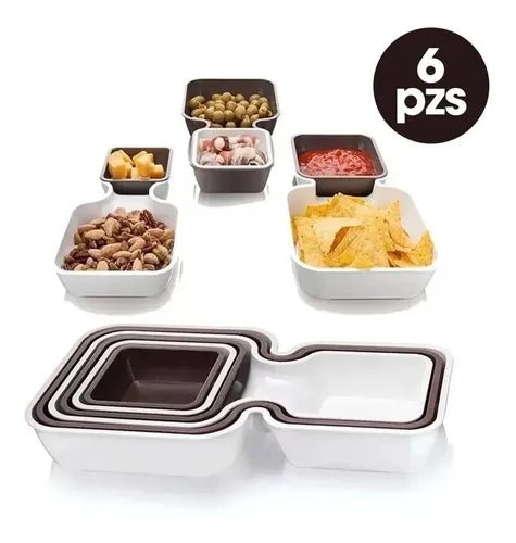 6 - Piece Stackable Trays Set - Zambeel