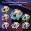 832 Car Mp3 Player Colorful Atmosphere Breathing Light Hands - Free Car Bluetooth Qc3.0 Car Charger - Zambeel