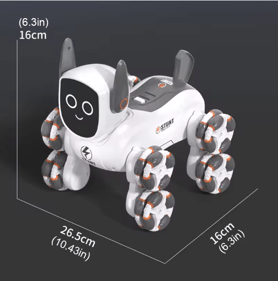 8‑Wheel Multi‑Functional RC Robot Dog - Zambeel