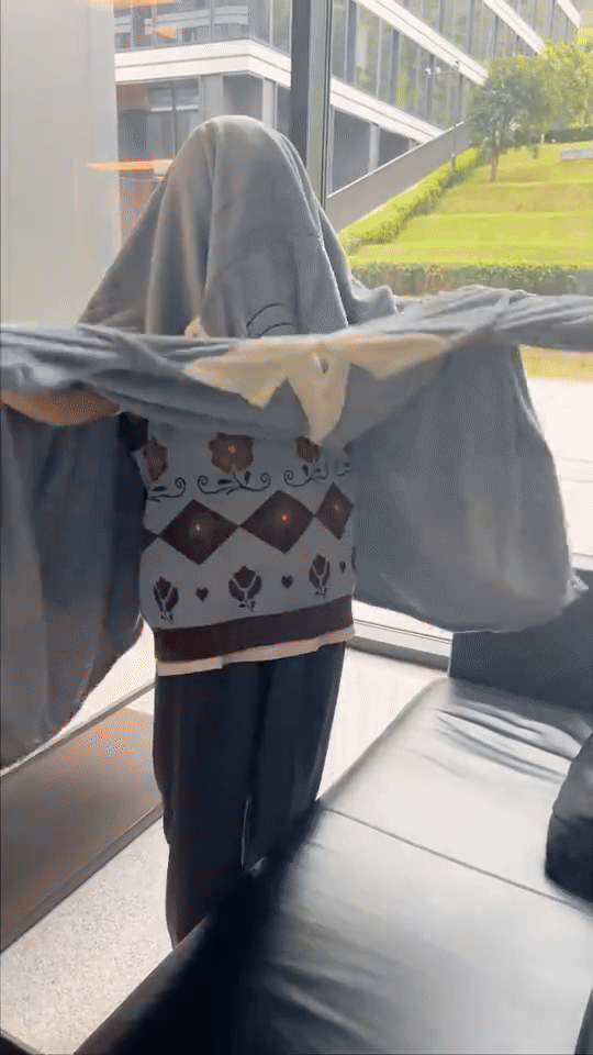 Cute Shark Sleeping Bag Shawl Cape Home