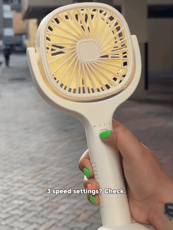 سانفورد - مروحة يدوية قابلة لإعادة الشحن