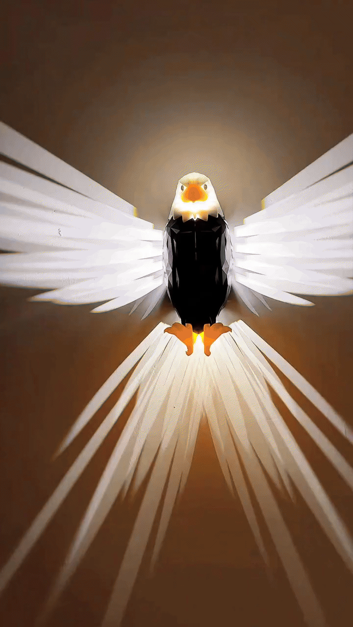 عرض الطيور بتقنية LED