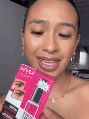 NYX - قلم تحديد الحواجب الشفاف والملون (الأصلي)