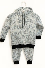 CBH Blue Letter Printed Winter Tracksuit