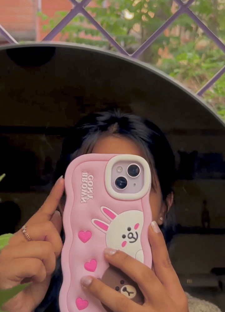 حافظة هاتف لطيفة بشخصيات ثلاثية الأبعاد