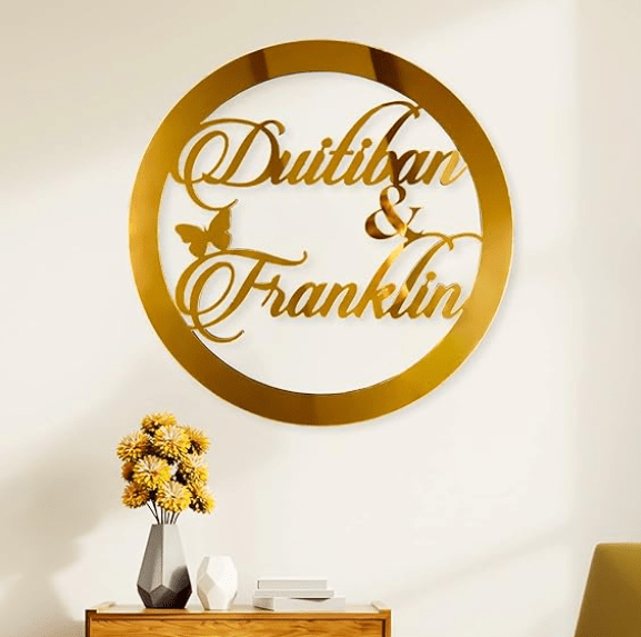 Acrylic Monogram Alphabet For Gift - Zambeel