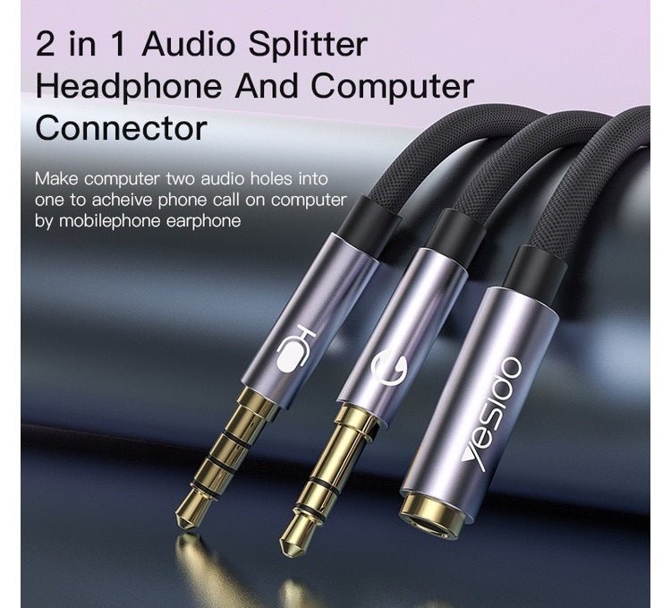 Adaptor Audio Splitter Jack - Zambeel