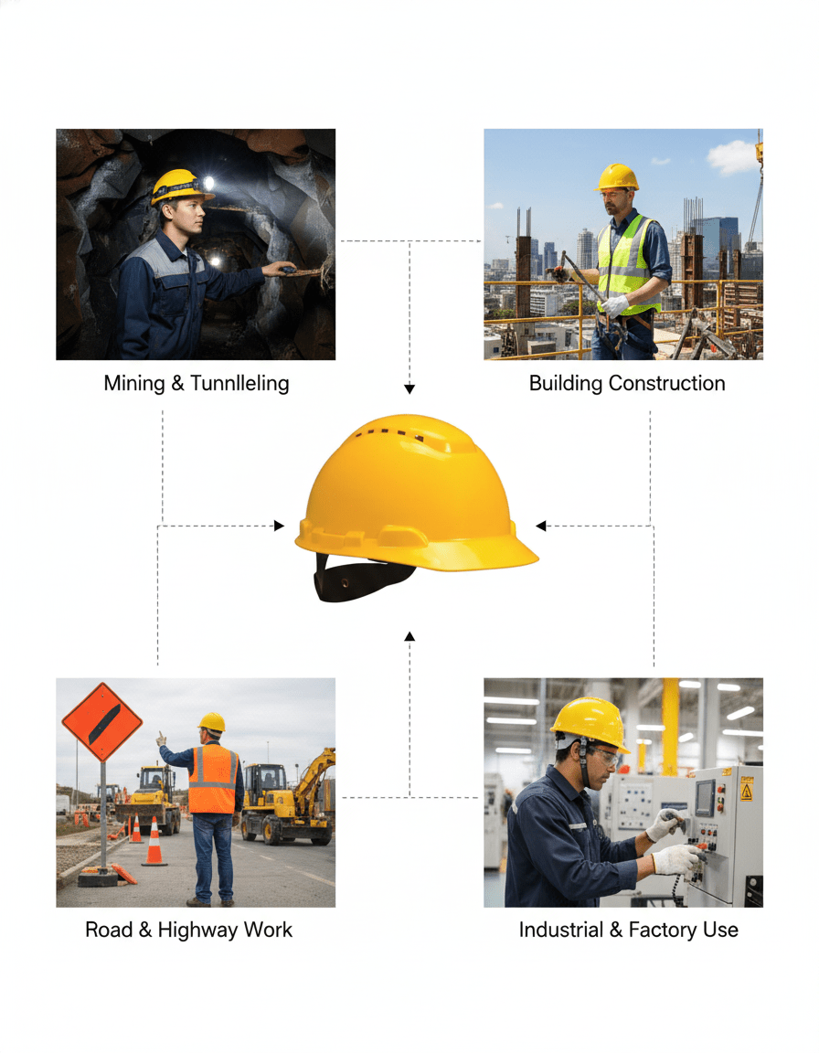 Adjustable Industrial Safety Helmet - Zambeel