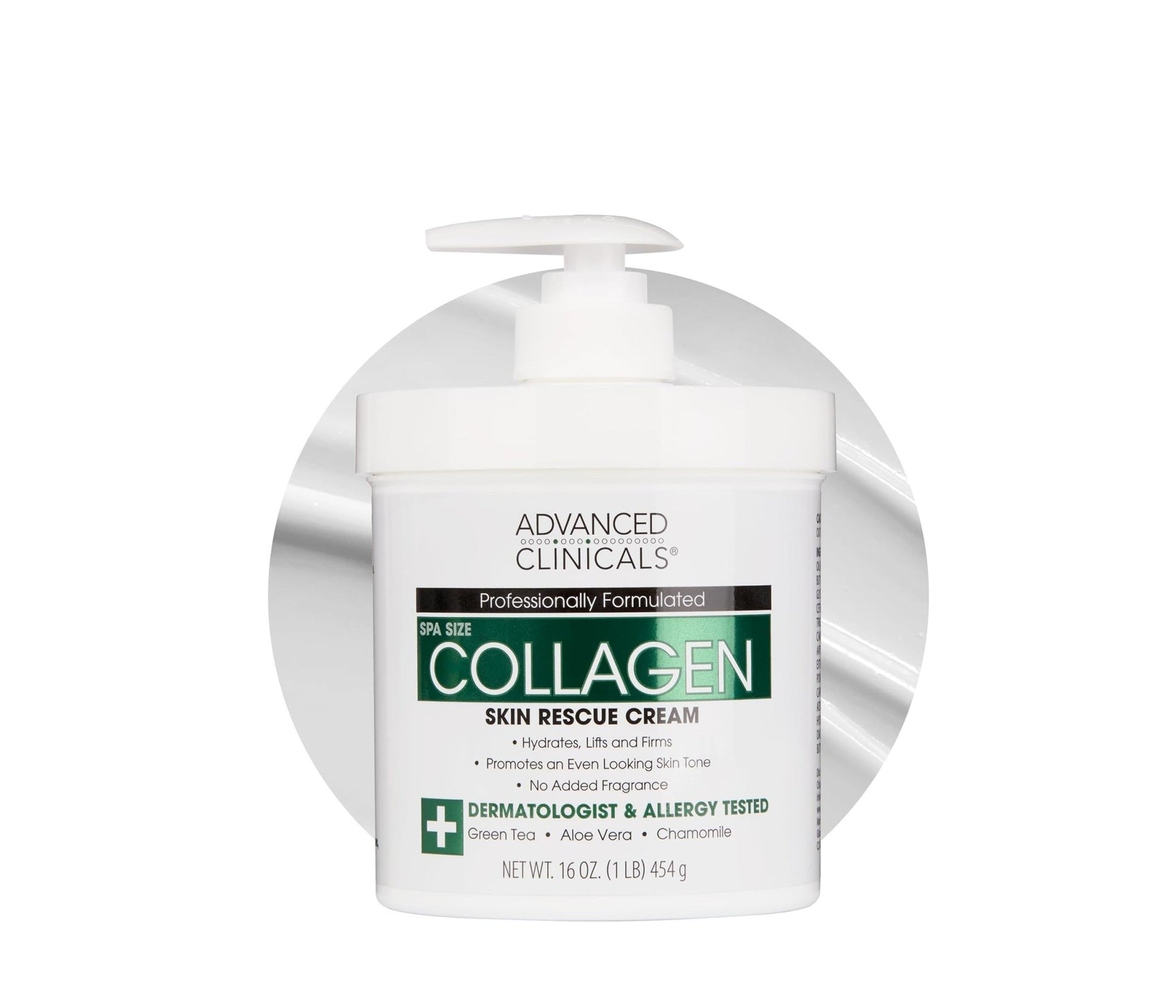 Advanced Clinicals - Spa Size Collagen Skin Rescue Cream (Original) - Zambeel