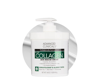 Advanced Clinicals - Spa Size Collagen Skin Rescue Cream (Original) - Zambeel