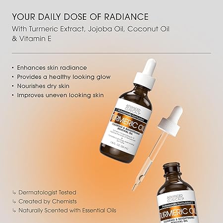 Advanced Clinicals - Turmeric Oil Clearing & Brightening Renewal Oil (Original) - Zambeel