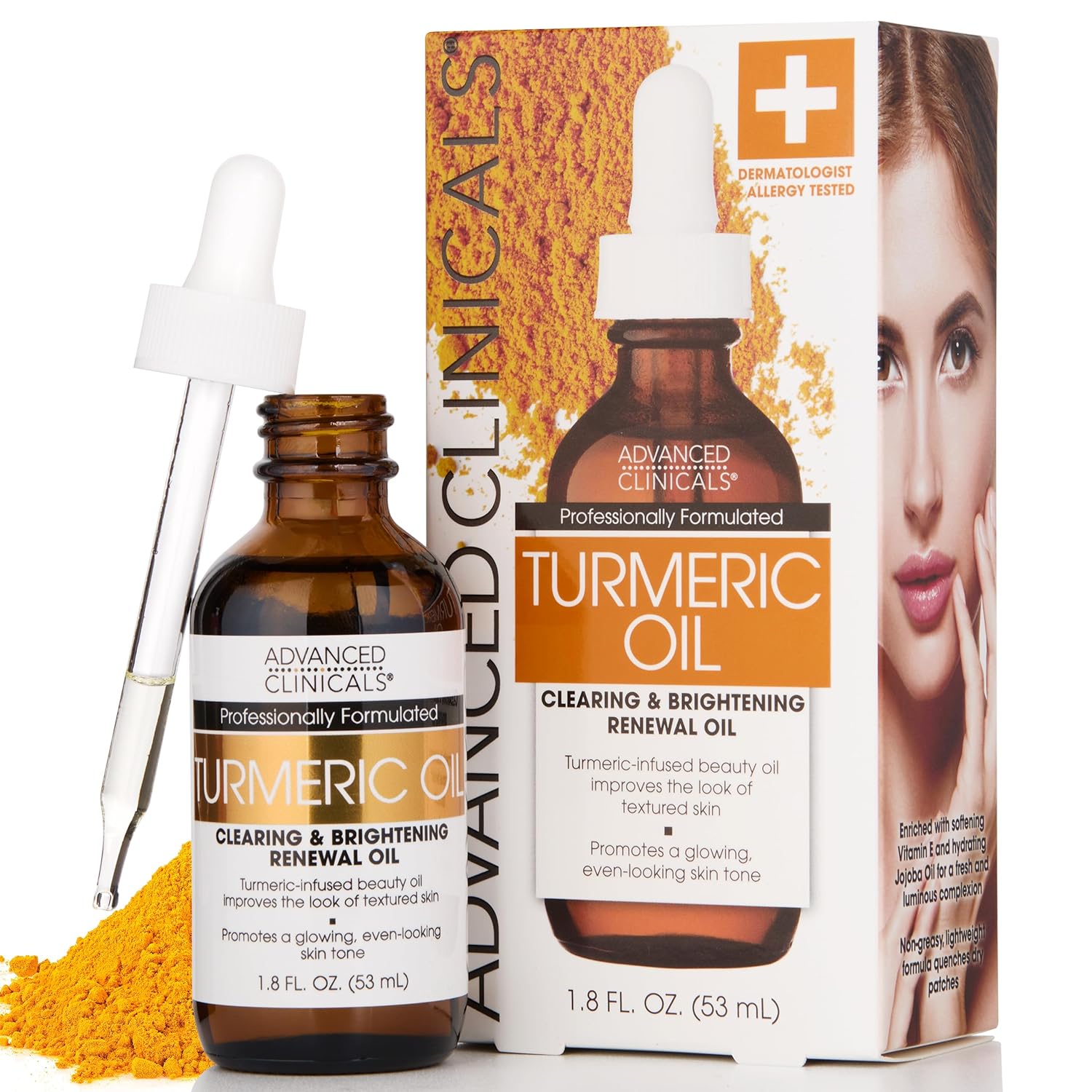 Advanced Clinicals - Turmeric Oil Clearing & Brightening Renewal Oil (Original) - Zambeel