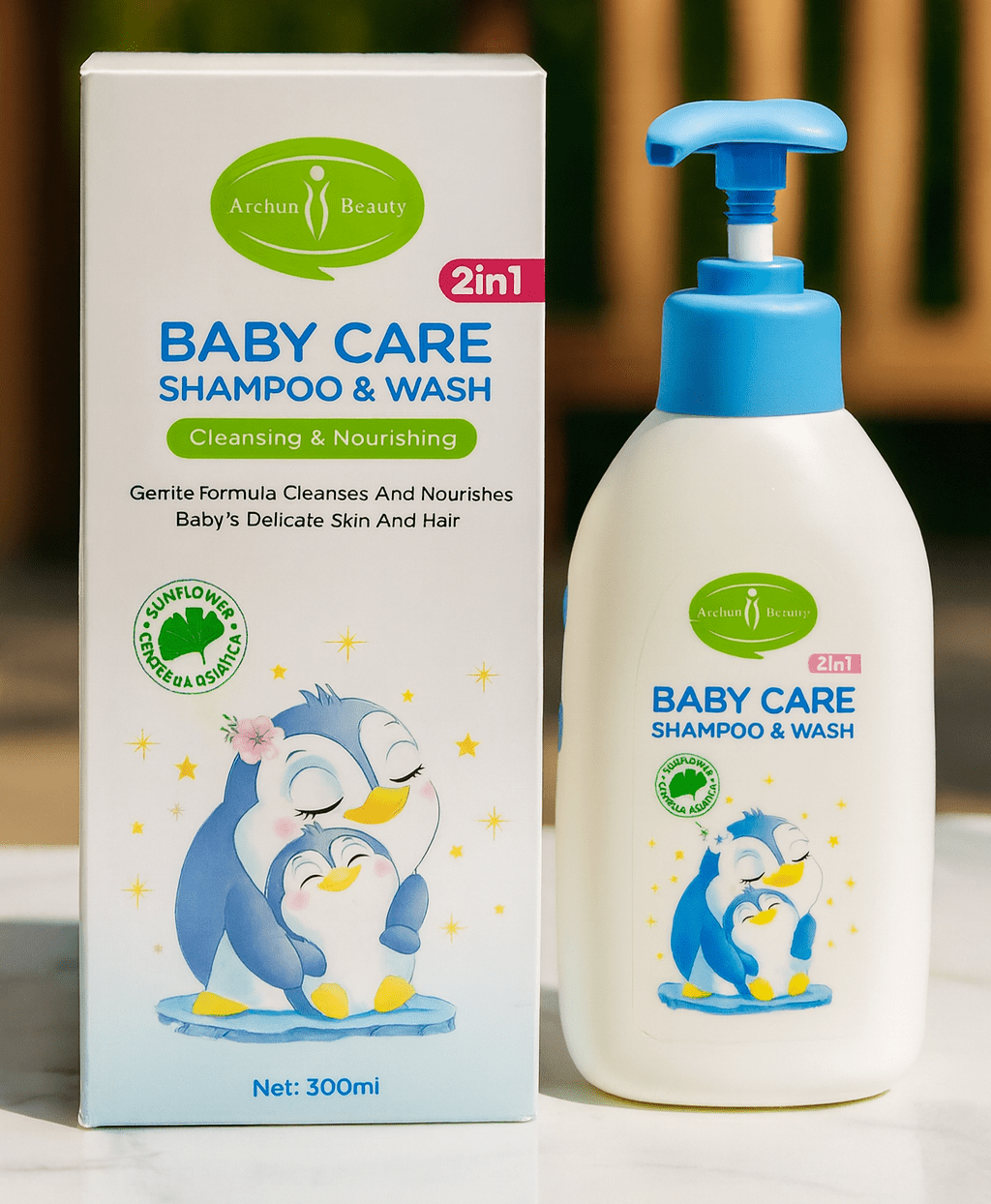 Aichun Beauty - Baby Care 2 - in - 1 Shampoo & Wash (Original) - Zambeel