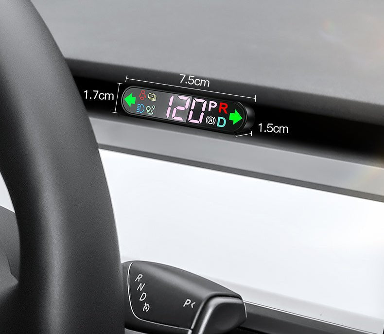 Air Meter Speed Sub - screen Instrument Panel Heads Up Display - Zambeel