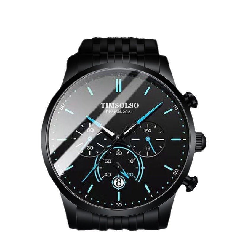 All - matching Simple And High - end Elegant Cool Ultra - thin Calendar Quartz Watch - Zambeel